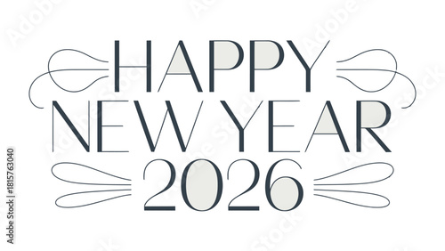 New Year 2026 Greeting: A festive greeting for the new year 2026, conveying joy, optimism, and anticipation for fresh beginnings.