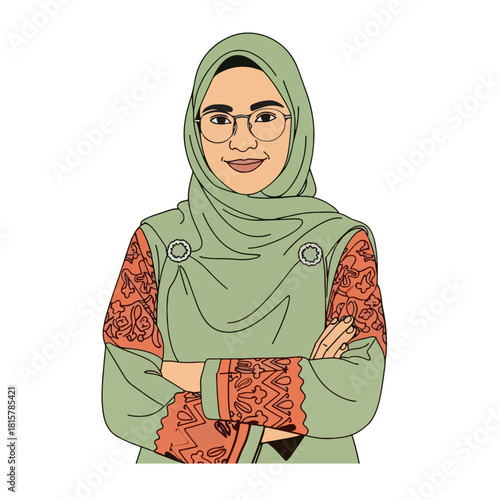 linear-illustration-simple-sweet-graphic-young-smart-woman.ai