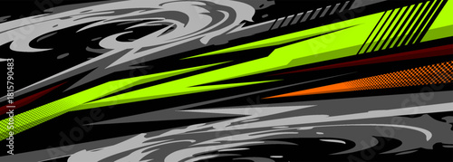 car livery graphic vector. abstract grunge background design for vehicle vinyl wrap and car branding