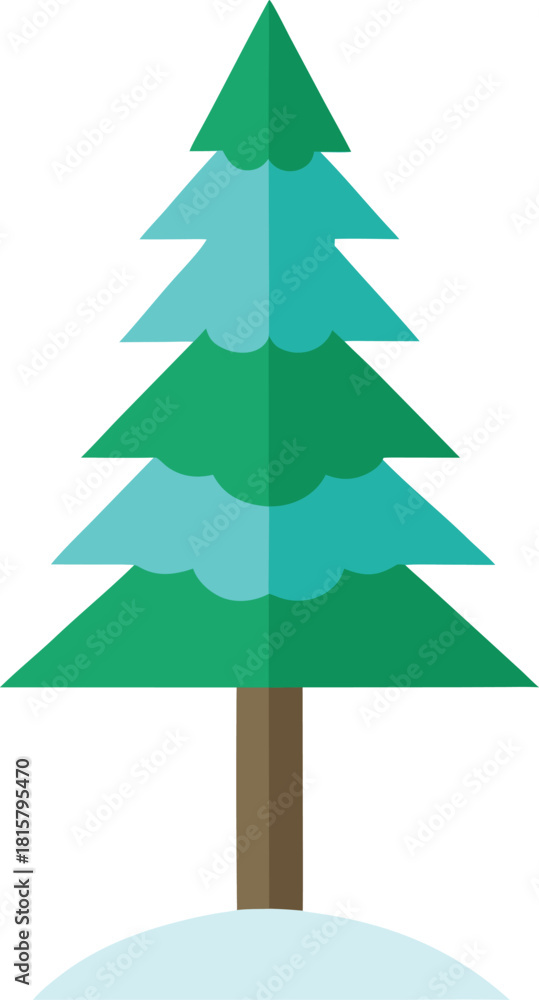 Fototapeta premium christmas tree vector