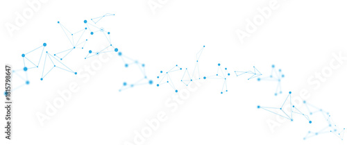 Abstract white, blue digital technology futuristic communication high tech concept background. global network technology concept.