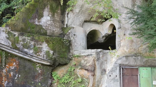 November 1, 2025, Sendai, Miyagi Prefecture, Japan.The entrance to the waterway tunnel at the Sendai Atagoshita Power Station.
