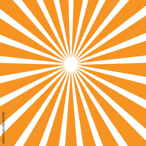Dynamic abstract spiral design sunbrust Vintage sunrays illustration sunburst pattern colorful design. Abstract circuses sunbrust , stripe background desig .Radiating Stripes  orange