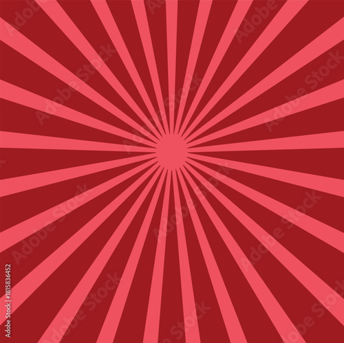 Dynamic abstract spiral design sunbrust Vintage sunrays illustration sunburst pattern colorful design. Abstract circuses sunbrust , stripe background desig .Radiating Stripes dark red