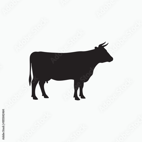 Cow Side View Icon