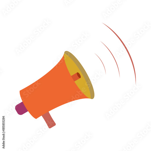 Megaphone Icon Announce, Amplify, Speak Out. Ideal for Communication and Marketing