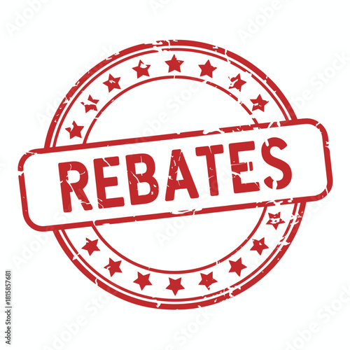 Rebates Stamp Red Circle Badge Icon SVG PNG Vector Graphic

rebates, rebate, cashback, refund, discount, savings, offer, promotion, sale, deal, coupon, moneyback, reward, incentive, stamp, badge, seal