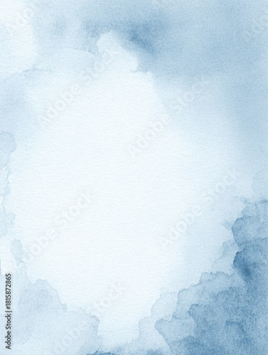 Dusty Blue Watercolor Backgrounds for Wedding Invitations and Greeting Cards – Elegant and Soft Pastel Designs.