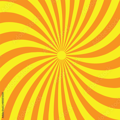 Sunburst Backgroun Dynamic abstract spiral design sunbrust Vintage sunrays illustration sunburst. Abstract circuses sunbrust , stripe background design.orange and yellow sunbrust