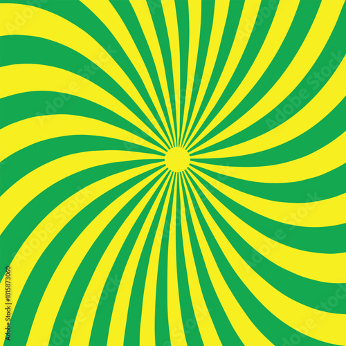 Sunburst  abstract spiral design sunbrust Vintage sunrays illustration sunburst pattern colorful design. Abstract circuses sunbrust , stripe sunline background design.green and yellow sunbrust