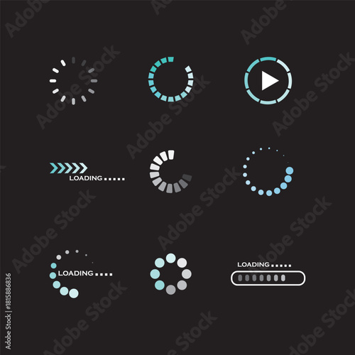 Loading symbols and bars