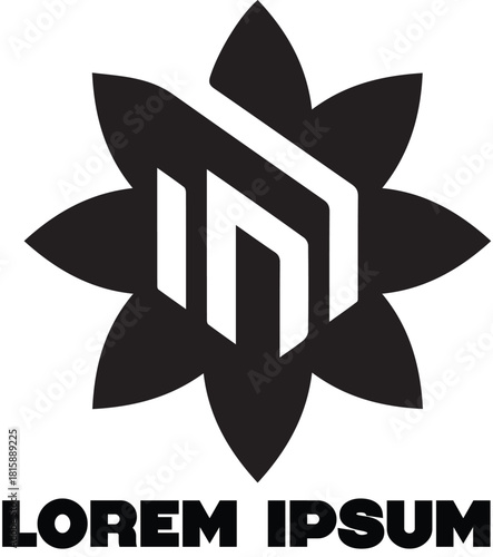 logo for company eco branding design, nature-themed emblem