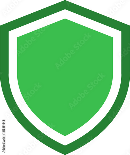 Shield Icon. Protect shield security line icons. Badge quality symbol, sign, logo or emblem. Сryptocurrency protection sign. Crypto currency security web button. Interface design element.