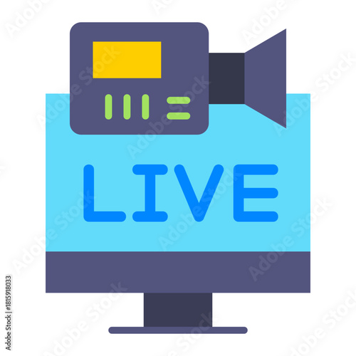 Live streaming Icon