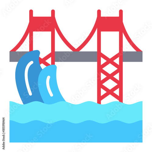 Bridge tsunami Icon