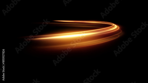 Vector background with radiant golden lines with a sense of festive motion and joy. Perfect for New Year's Eve promotions, wedding invitations, anniversary graphics, achievement announcements