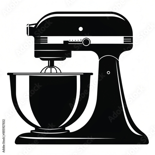 illustration of a mixer