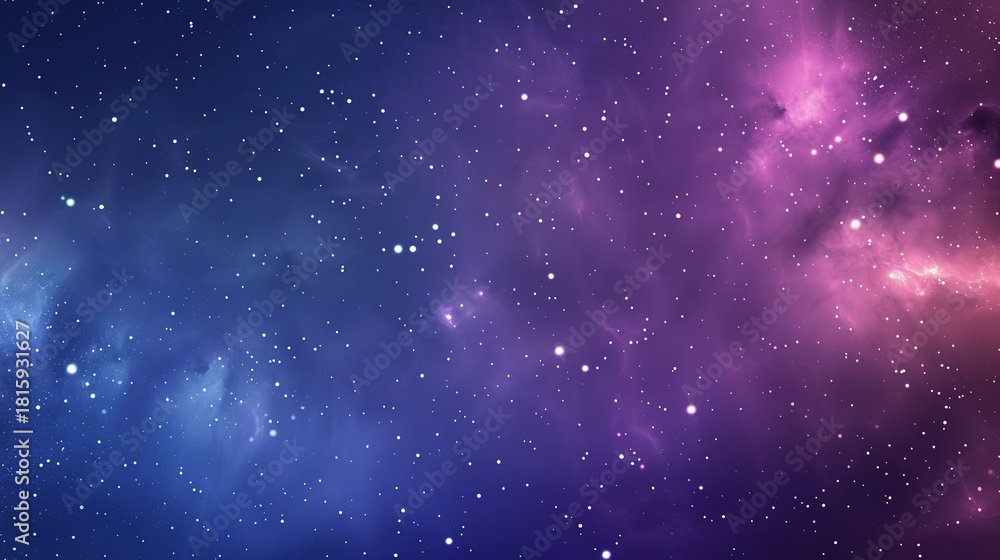 Fototapeta premium Dreamy_colorful_starry_sky_tech_background