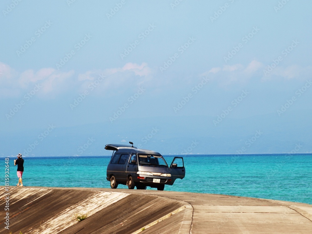 Fototapeta premium 沖縄県の素朴な風景