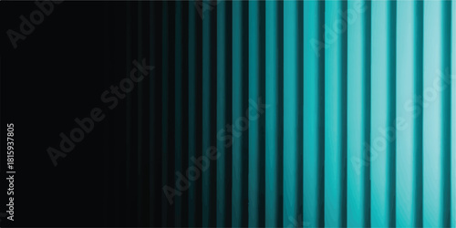 Abstract turquoise striped background with a gradient effect modern design for creative projects perfect for wallpaper or presentations