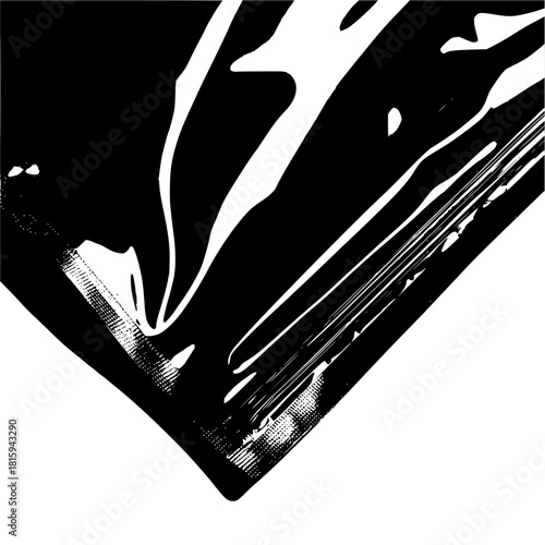 Abstract black and white vector design element for graphic design and backgrounds usage