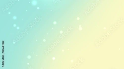 Aqua yellow pastel gradient with floating sparkle particles and gentle bokeh glow ideal for celebration artwork soft event themes and elegant digital background