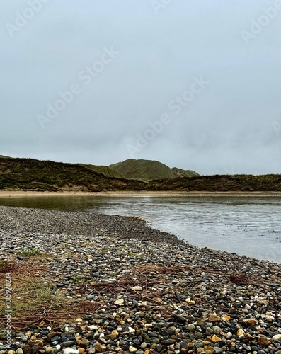 view from the beach, tramore, ireland