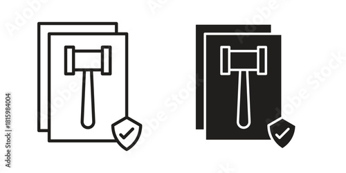 Code of conduct icons in different style, sign or symbol, suitable for apps and websites