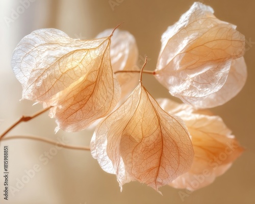 Delicate Dried Flowers In Soft Light