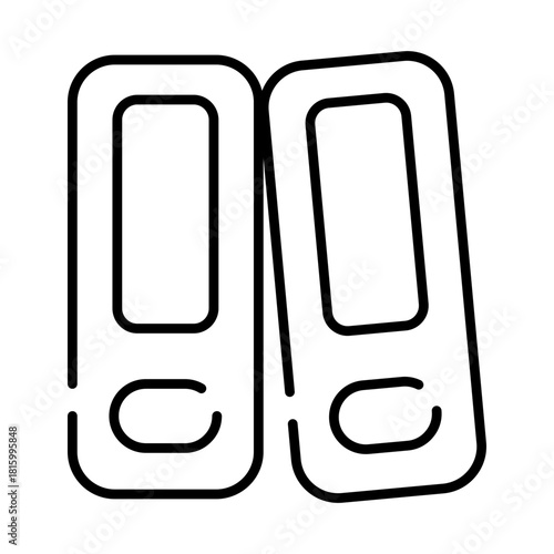 A premium download icon of binders