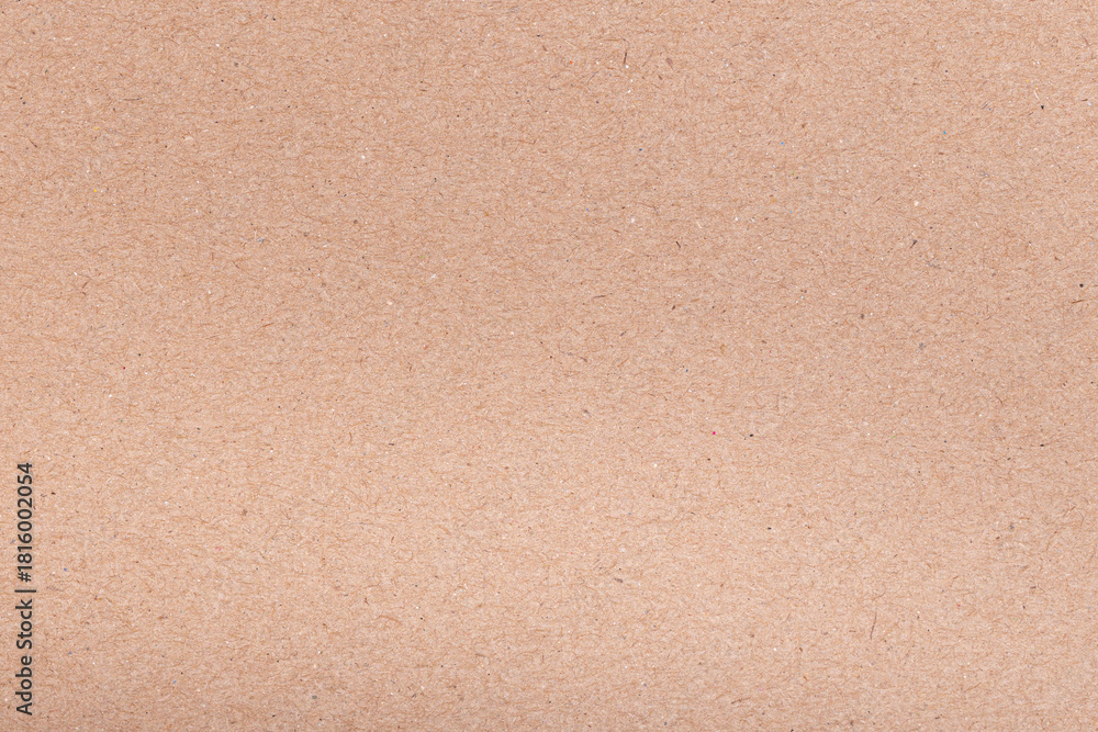 Fototapeta premium Recycled brown paper texture with fine fiber details