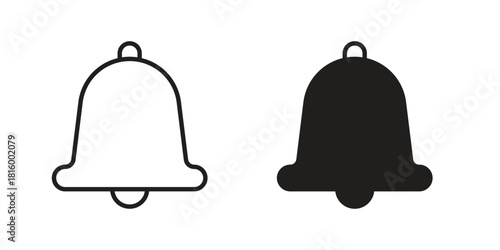 Notification icons in different style, sign or symbol, suitable for apps and websites