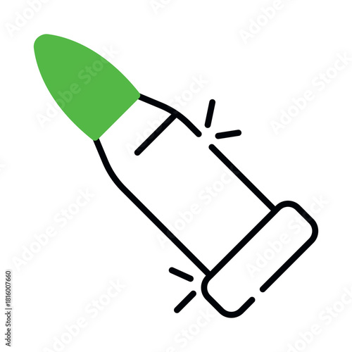 Trendy vector design of bullets