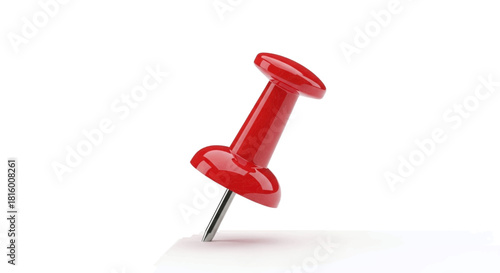 red push pin