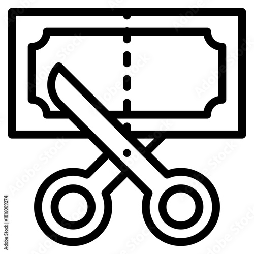 Clean Expenses icon in vector illustration financial management, accounting tasks, and business organization. Simple modern line style for apps, reports, and digital dashboards.