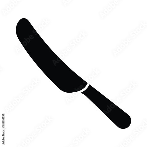 Butter knife icon vector design template