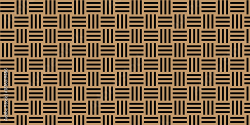 Minimal line Seamless geometric pattern with shapes. Decoration and maze ornament square wall tile.	
