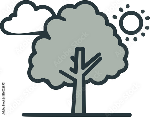 Eco-Friendly Tree of Life - Sustainable Growth & Energy