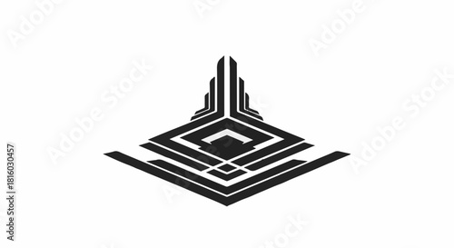 Modern abstract architectural design symbolizing progress and innovation