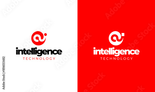 Modern Abstract Intelligence Logo Design