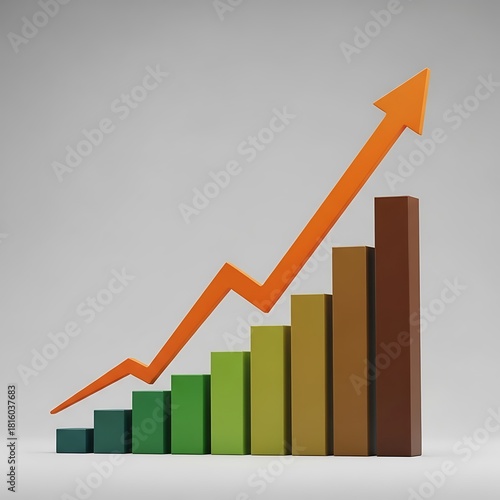 Growth Chart with Arrow - Business Success and Financial Progress. Free Download Growth Chart with Arrow - Business Success and Financial Progress. - GFXLoad