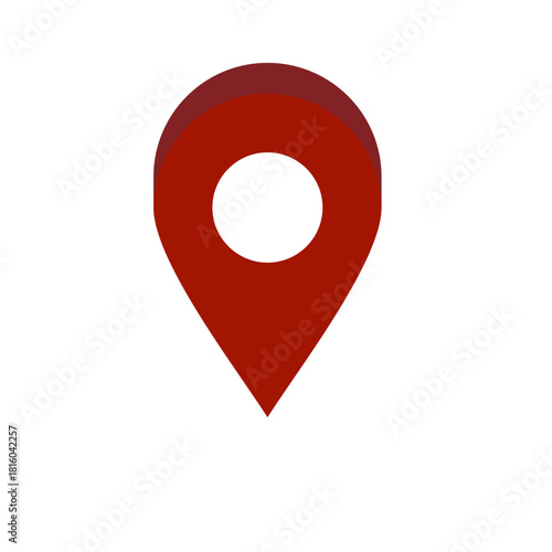 The location of the White-backed folder seen from Above Premium vector illustrations