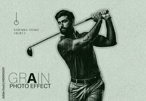 Grain Photo Effect Design