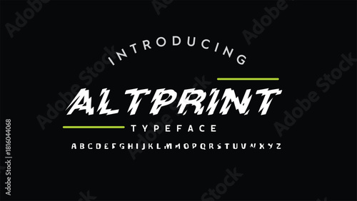 Minimal modern logo alphabet fonts. Typography minimalist urban sana serif digital fashion future creative logos fonts. vector illustration