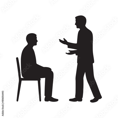 “A Quiet Exchange: A Conversation Across Silence, Chairs, and distant Understandings in a Shared Space”