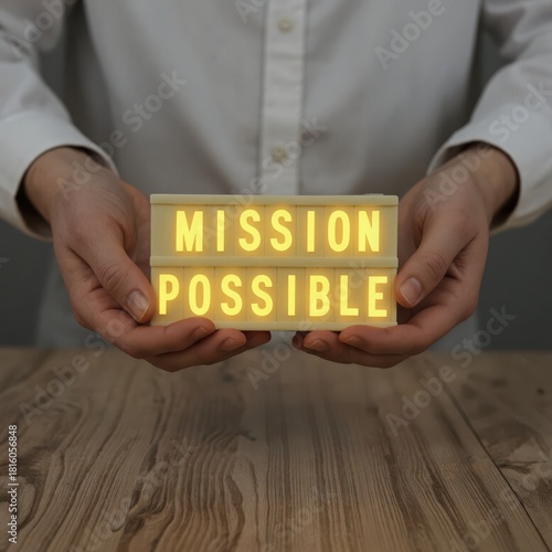 mission possible - business concept