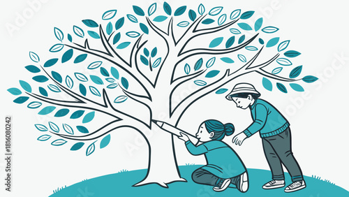 Draw tree using white crayon → kids paint over with watercolor.