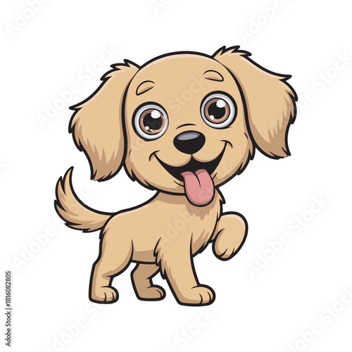 A little dog vector 