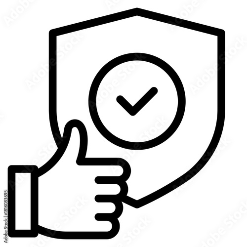 Reliability icon vector illustration	
