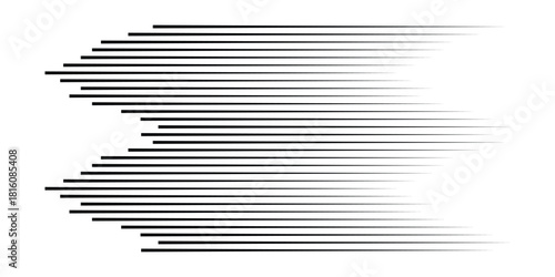 Speed Lines Motion Blur Gradient Effect Abstract Design Element Vector